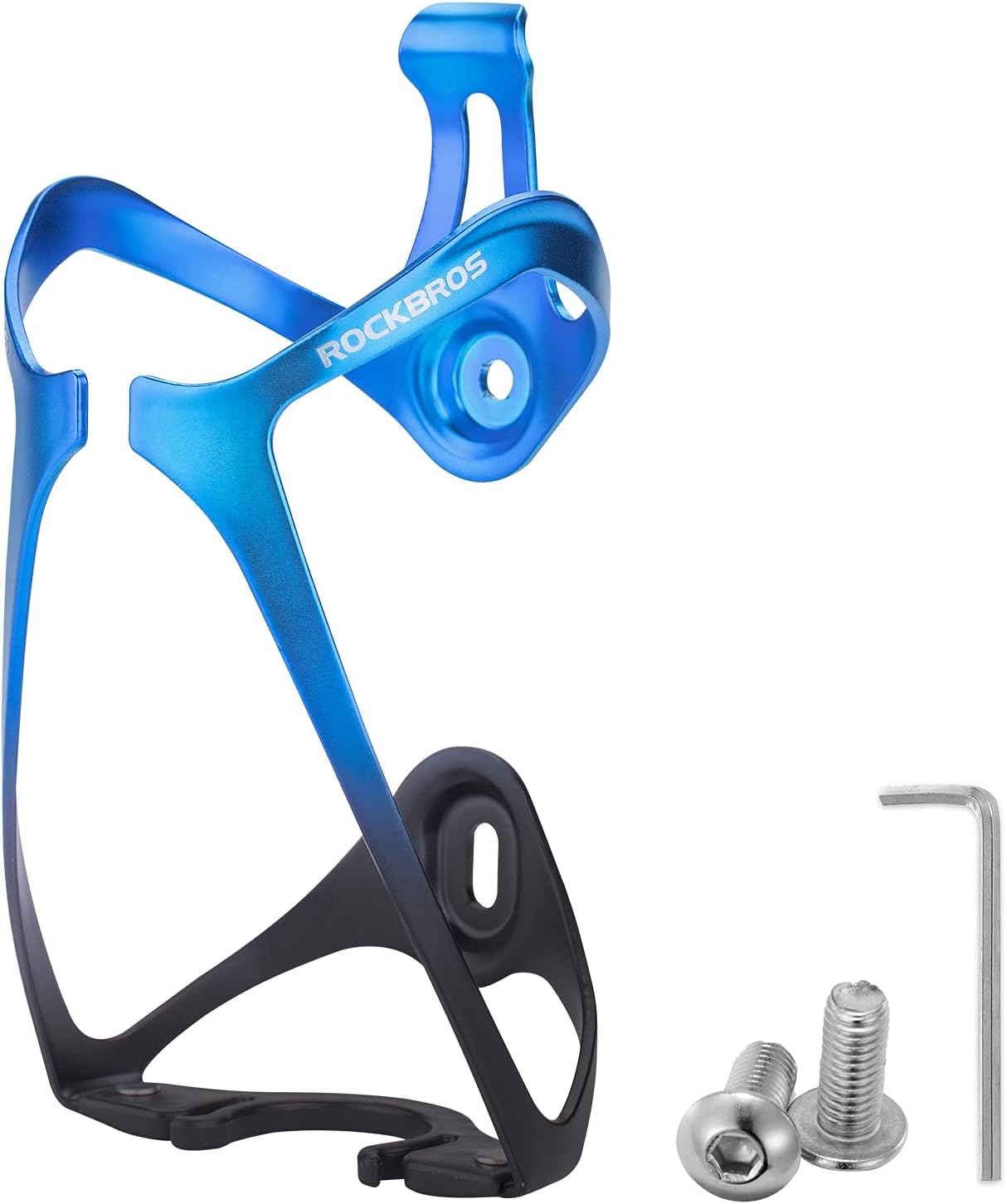 ROCKBROS Bike Water Bottle Holder Lightweight Bicycle Water Bottle Cage Aluminum Alloy Bike Cup Holder Bike Accessories Green