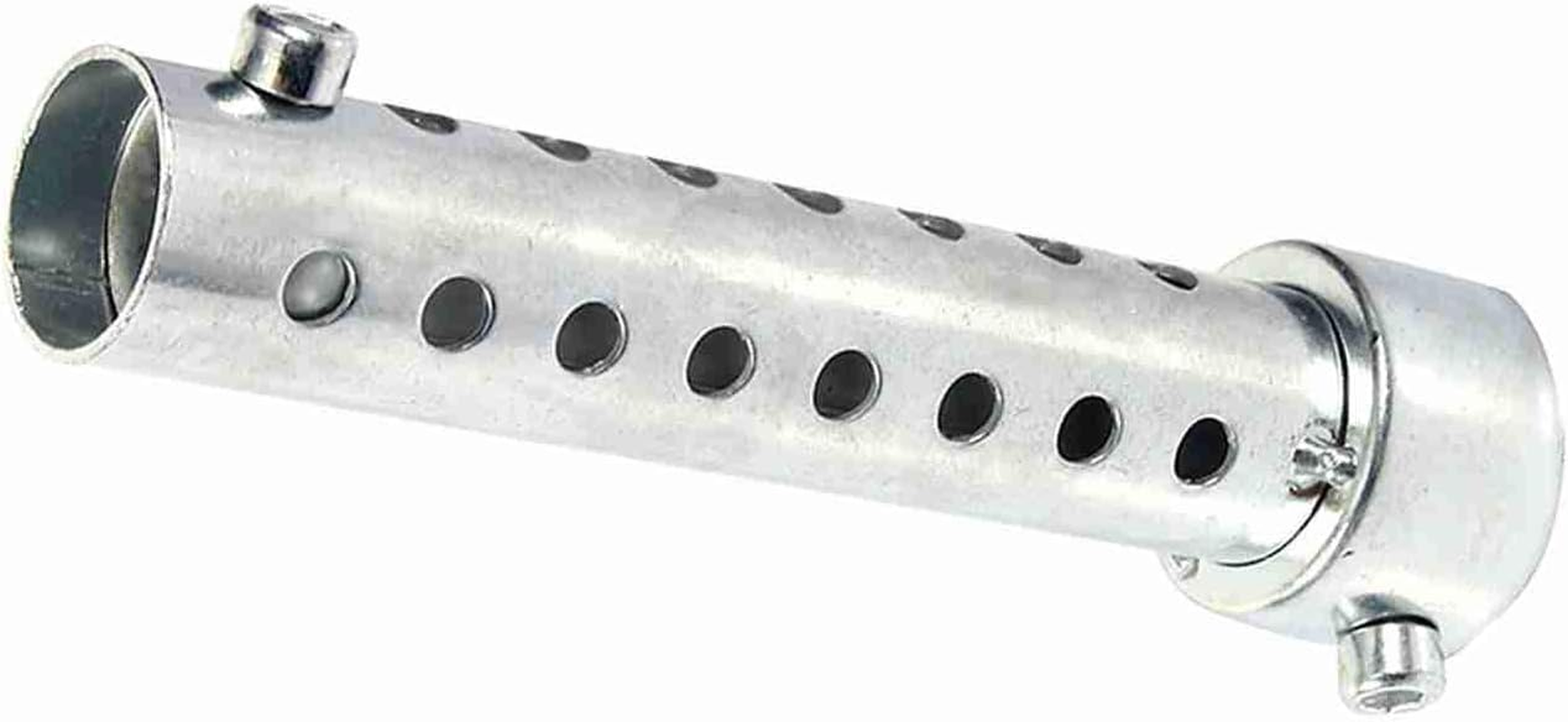 Domary Universal Motorcycle Exhaust Can DB Killer Silencer Muffler Baffle Insert Silver for Motorbike Tail Pipe (35Mm)