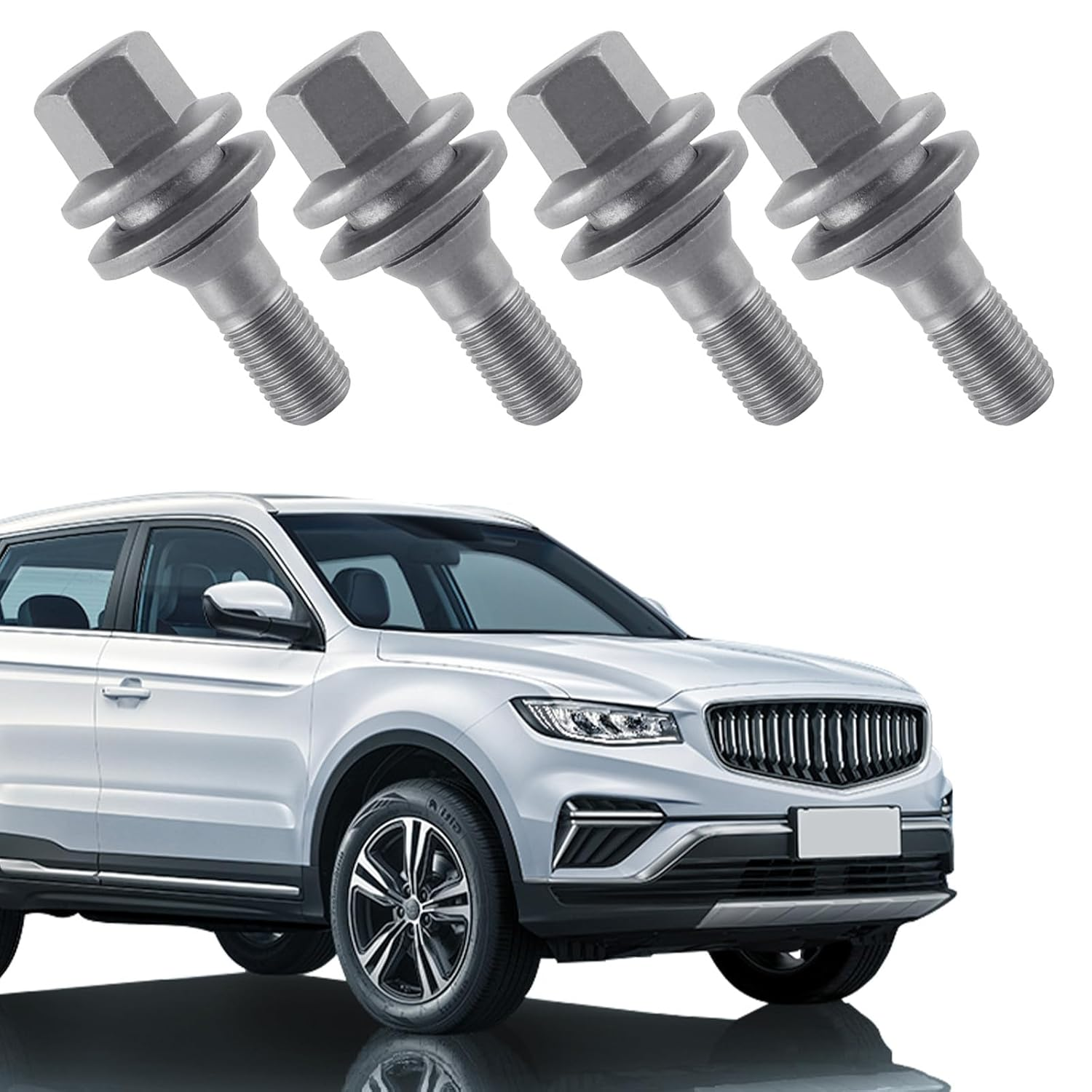 Wheel Bolts Nuts for Citroen C2 C3 C4 C5, Studs Trims Wheel Bolts for Peugeot 206 207 308 407 M12 X 1.25 image number 5