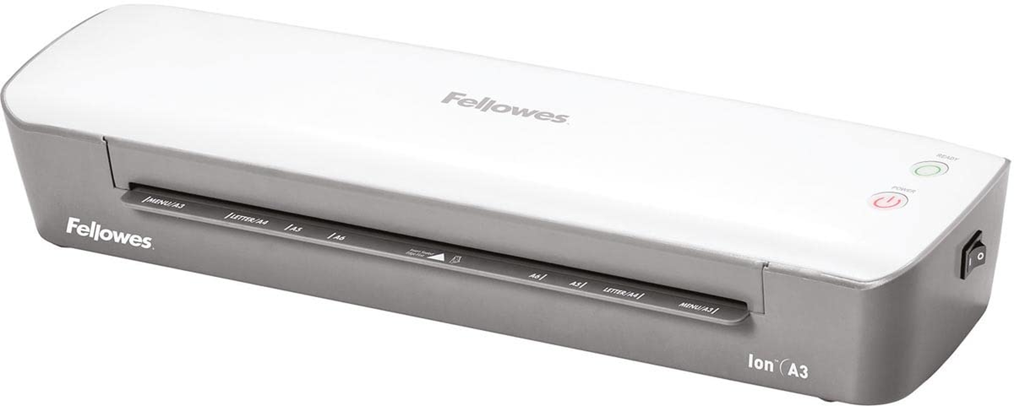 Fellowes Laminator Ion A3 for Office, Home Office - Hot Laminating Pouches up to 125 Micron Thickness - Includes 10 A4 Laminating Pouches