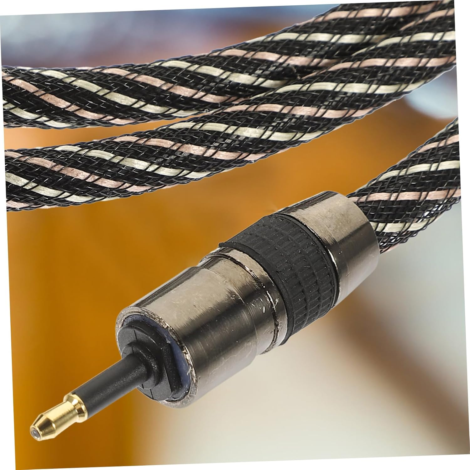 COHEALI Premium Digital Optical Audio Cable Plated Connectors Flexible round Wire for Stable High-Definition Sound Transmission Compatible with Sound Bars and Home Theater Systems