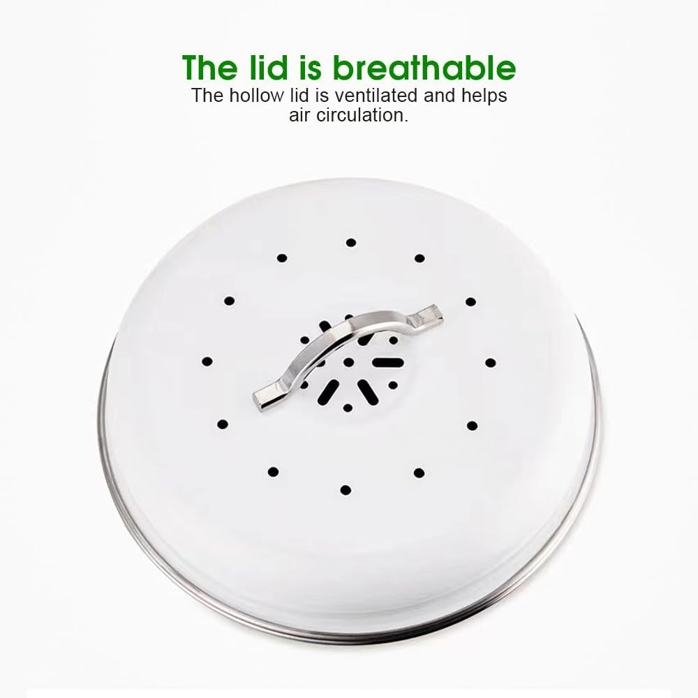 Living Today Kitchen Compost Bin,3.5L Indoor Countertop Scraps Caddy, Metal Odorless Food Waste Compost Bucket Trash Keeper Container with Carbon Filter,Lid,Handle (3.5L Compost Bin) image number 6