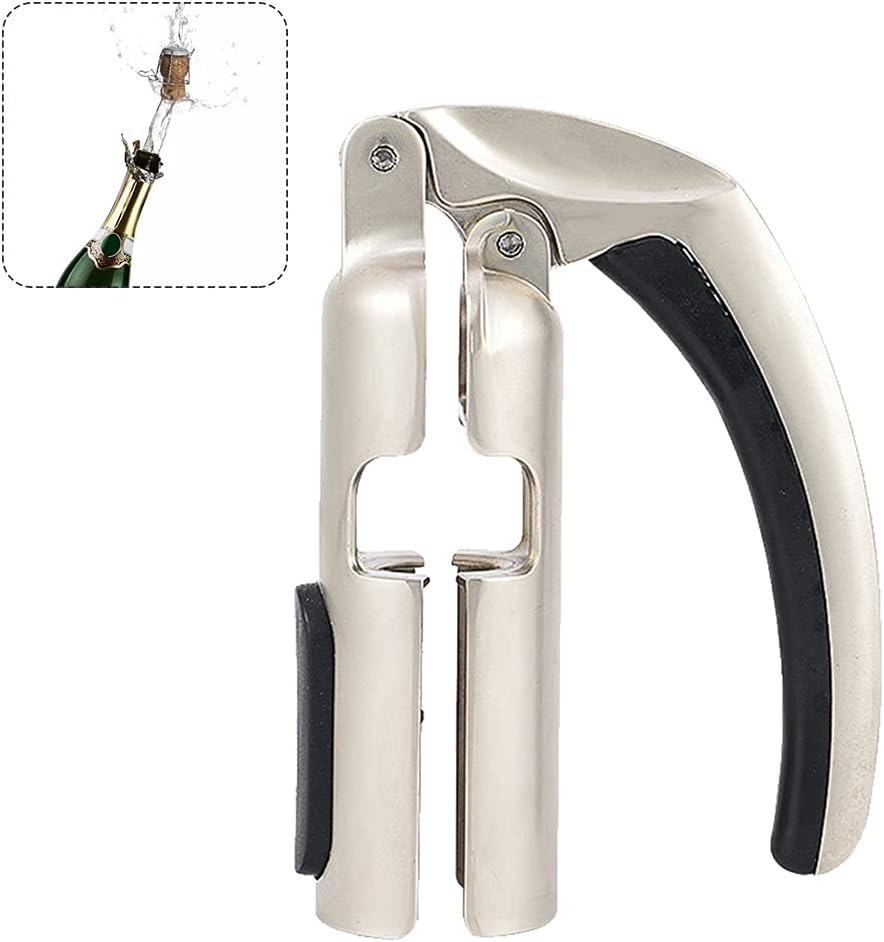 Hakuna Champagne Bottle Opener - Zinc Alloy Sparkling Wine Cork Puller - Bar Jar Cork Puller - Champagne Corkscrew -Kitchen Sparkling Wine Bottle Opener - Best Gift Accessories image number 4