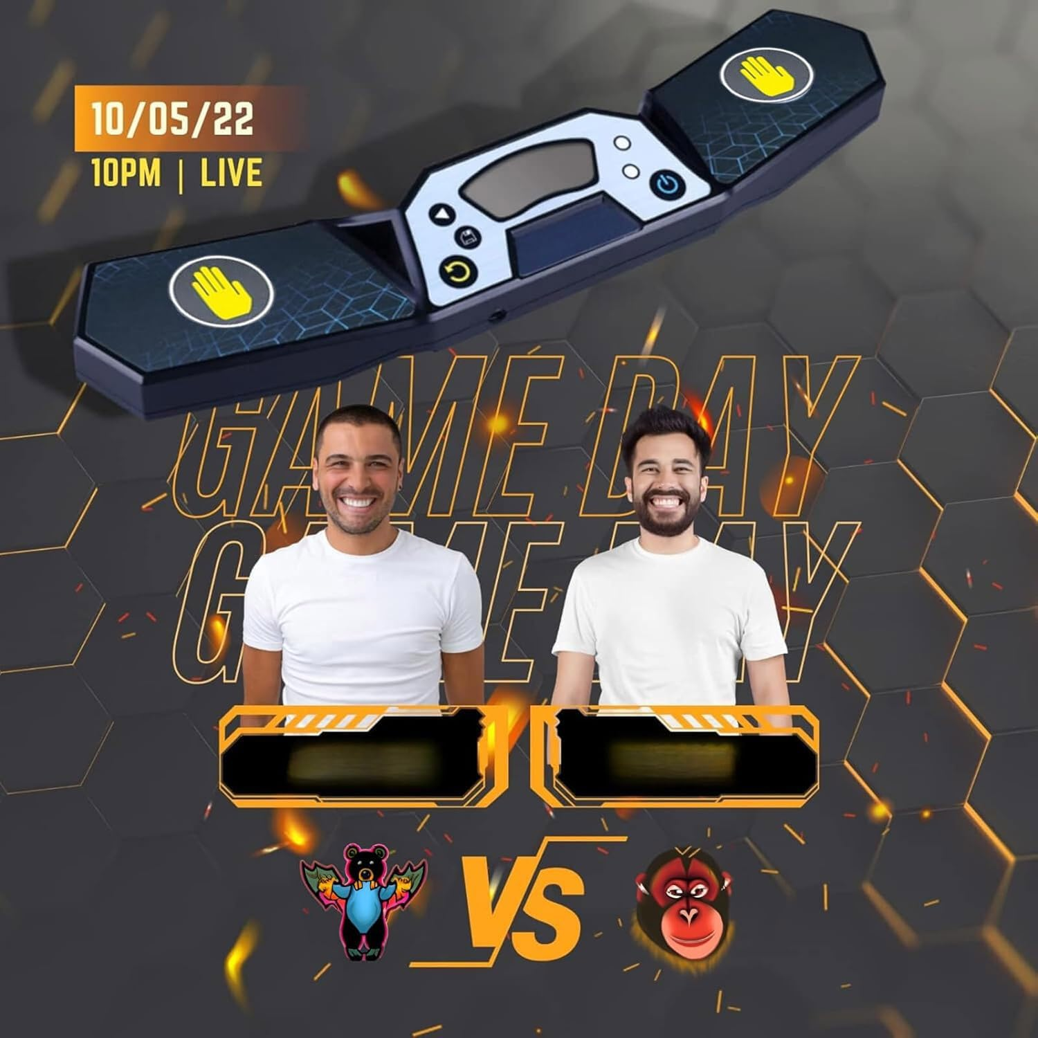 Cube Timer Clock, Speed Cube Timer for Stack Competitions & Speed Races, Automatic Hand-Touch Control, Professional Display Timer for Puzzle Enthusiasts image number 6