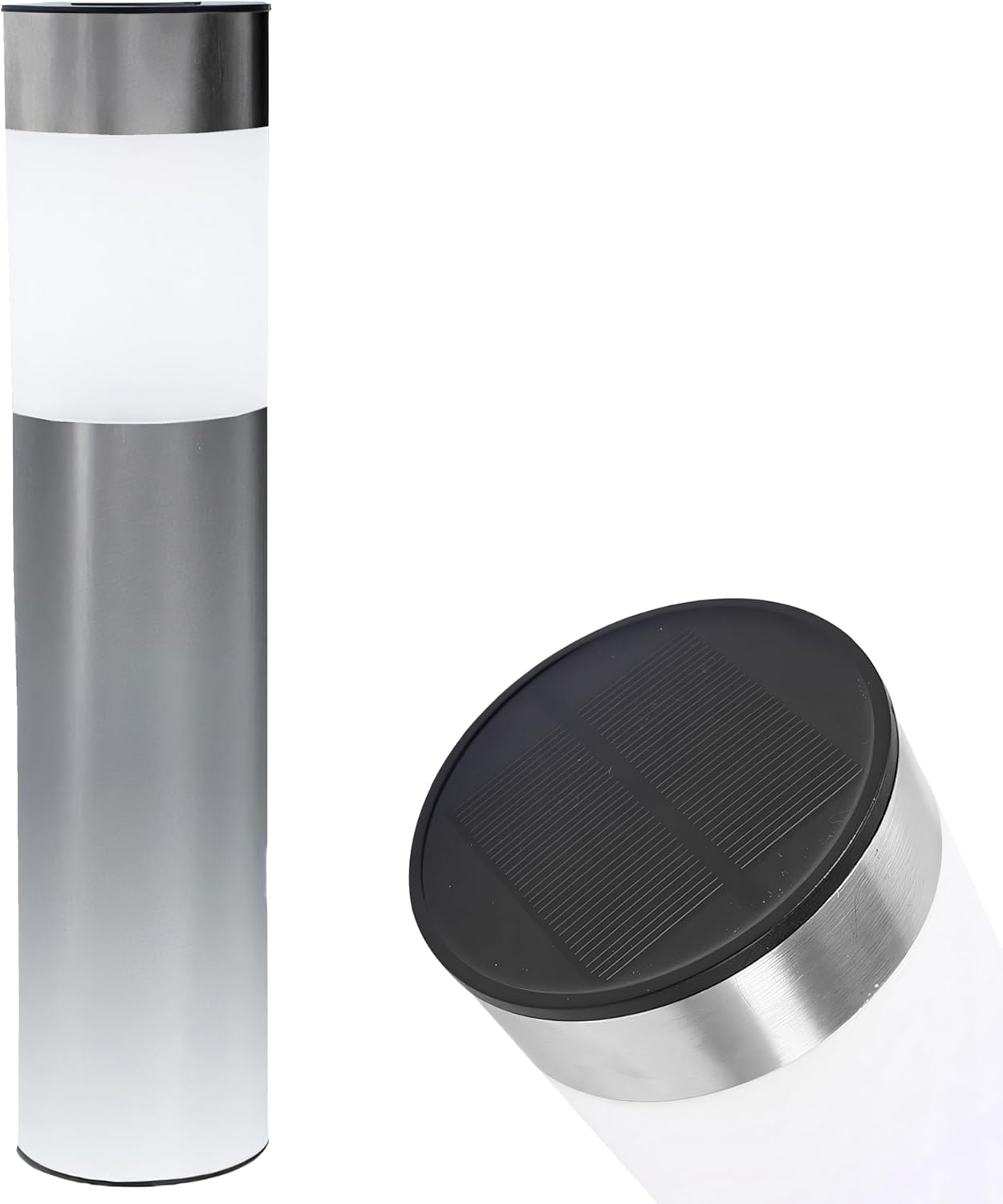 Retoo LED Outdoor Path Lamp, Path Light, Stainless Steel IP44 - Garden Lamp with E27 Socket 230 V, Standing Lamp for Outdoors, Weatherproof Outdoor Light, Garden Light, Outdoor Path Lighting image number 5