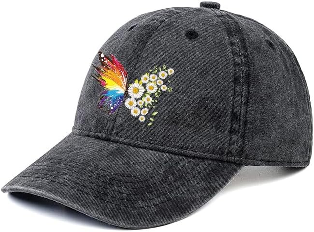 Negi Retro Baseball Cap Denim Hat for Women Female Washed Distressed Adjustable Dad Hats Unconstructed Cotton image number 3