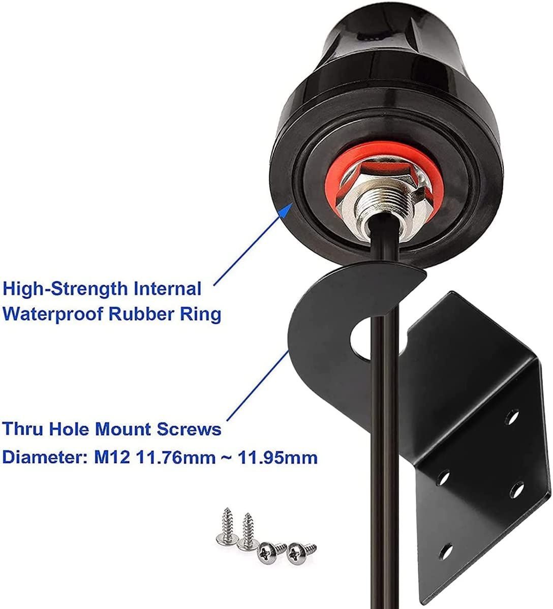 Bingfu 4G LTE Antenna Outdoor SMA Male MIMO Antenna with 3 Meter Cable Fixed Wall Mount Waterproof Antenna for 4G LTE Wireless CPE Router Hotspot Cellular Iot Industrial Terminal Security Camera image number 3