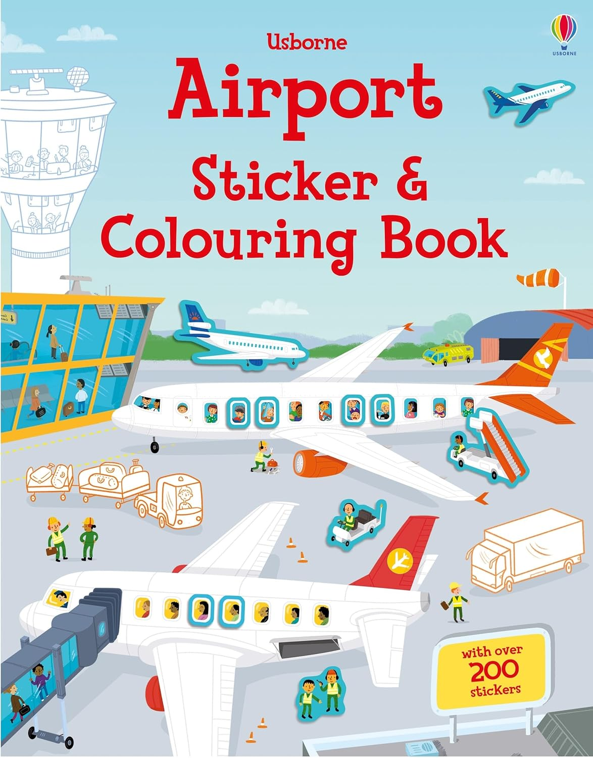 Airport Sticker and Colouring Book image number 2