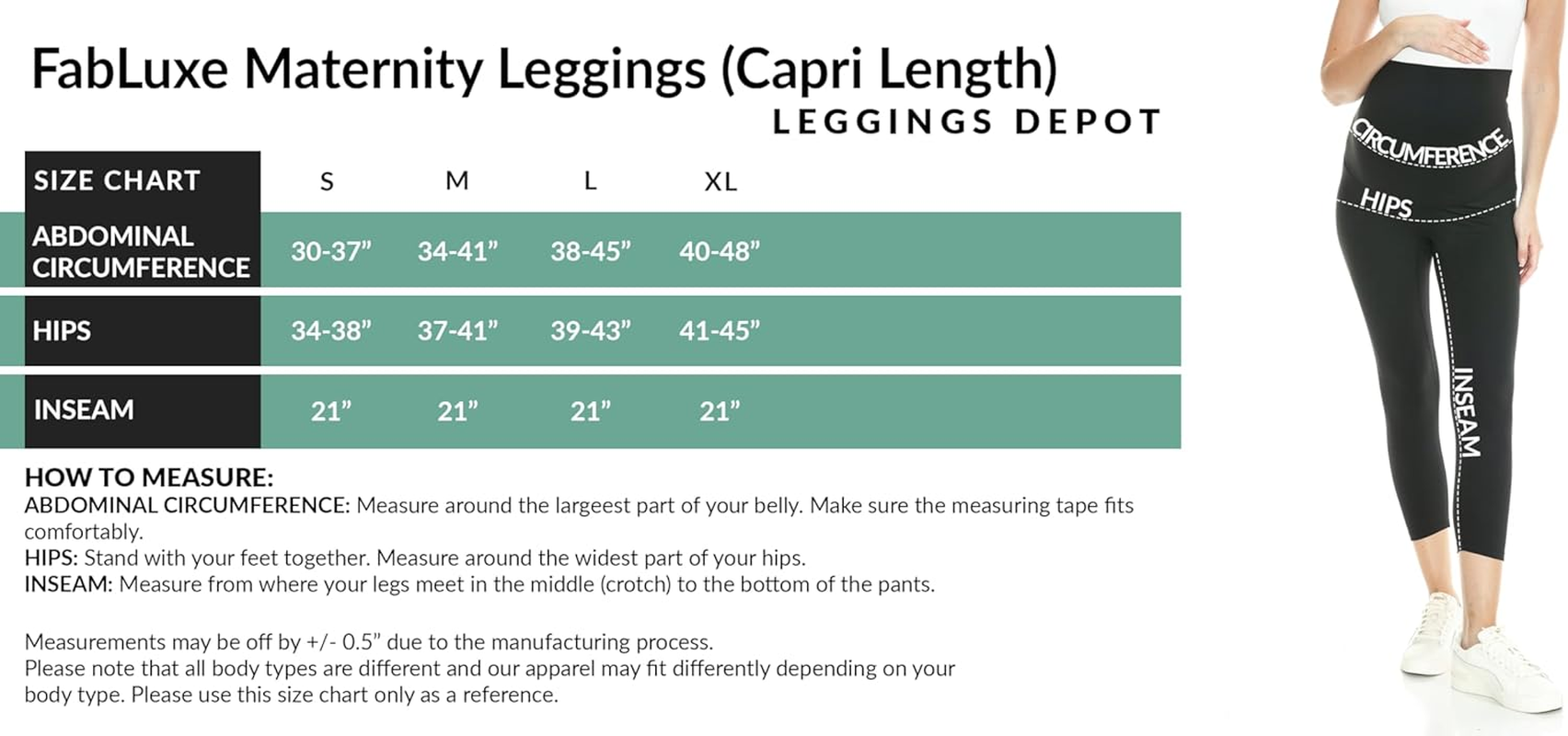 Leggings Depot Women'S Fabluxe Maternity Leggings over the Belly Pregnancy Yoga Pants Ultra Soft Activewear Workout Leggings