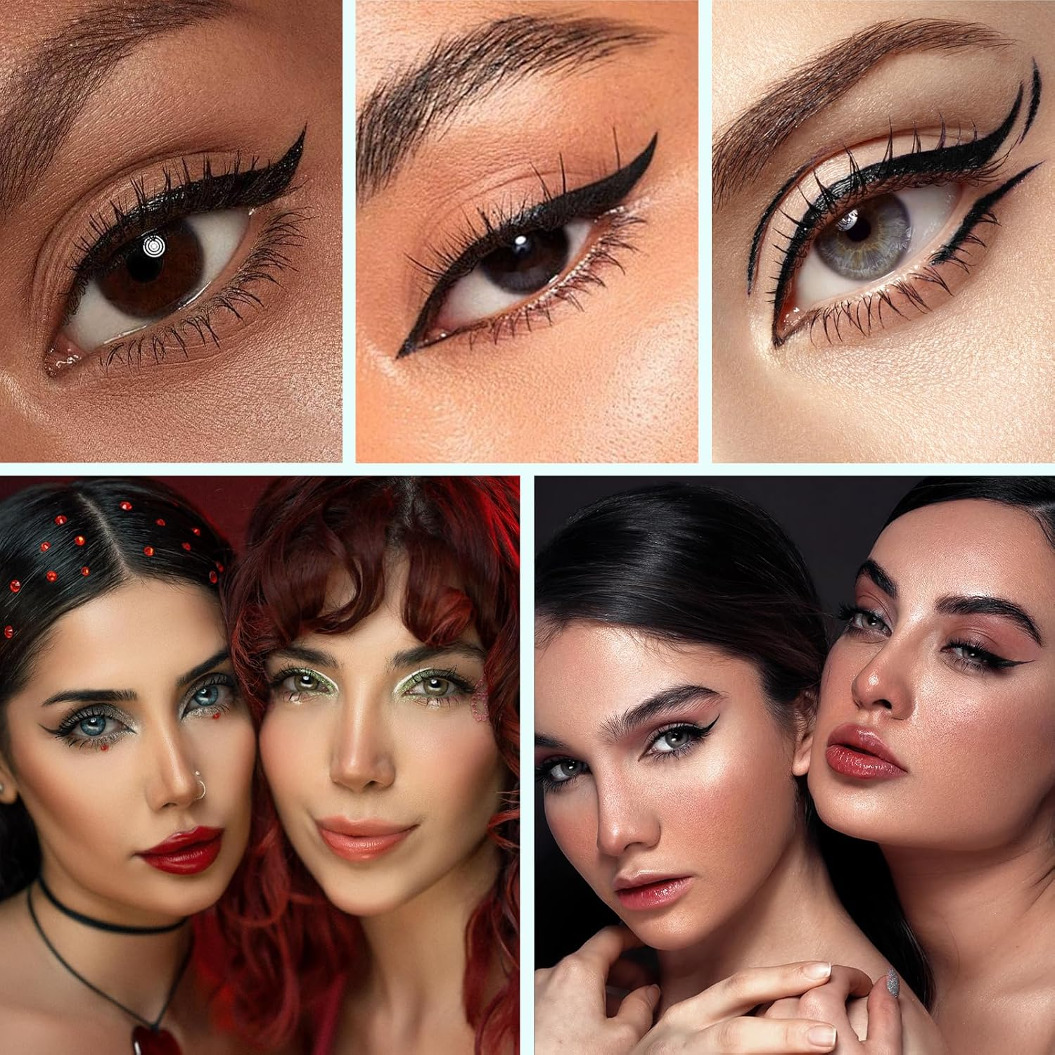 Waterproof Liquid Eyeliner,Black Eyeliner Pencil Super Slim Long Lasting,Cruelty-Free,Quick Drying,No-Skip Eyeliners-Black,0.02 Fl Oz image number 1