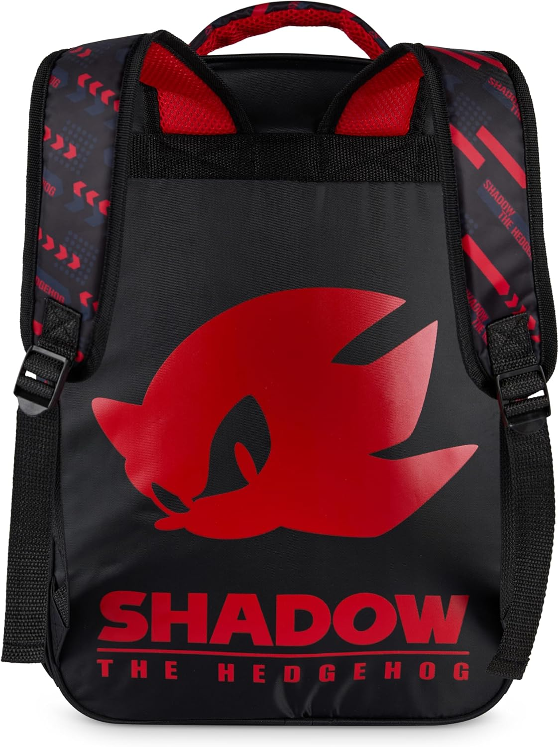 AI ACCESSORY INNOVATIONS Sonic the Hedgehog Backpack for Boys & Girls, Shadow 16 Inch Schoolbag with Reflective Ink, Black image number 3