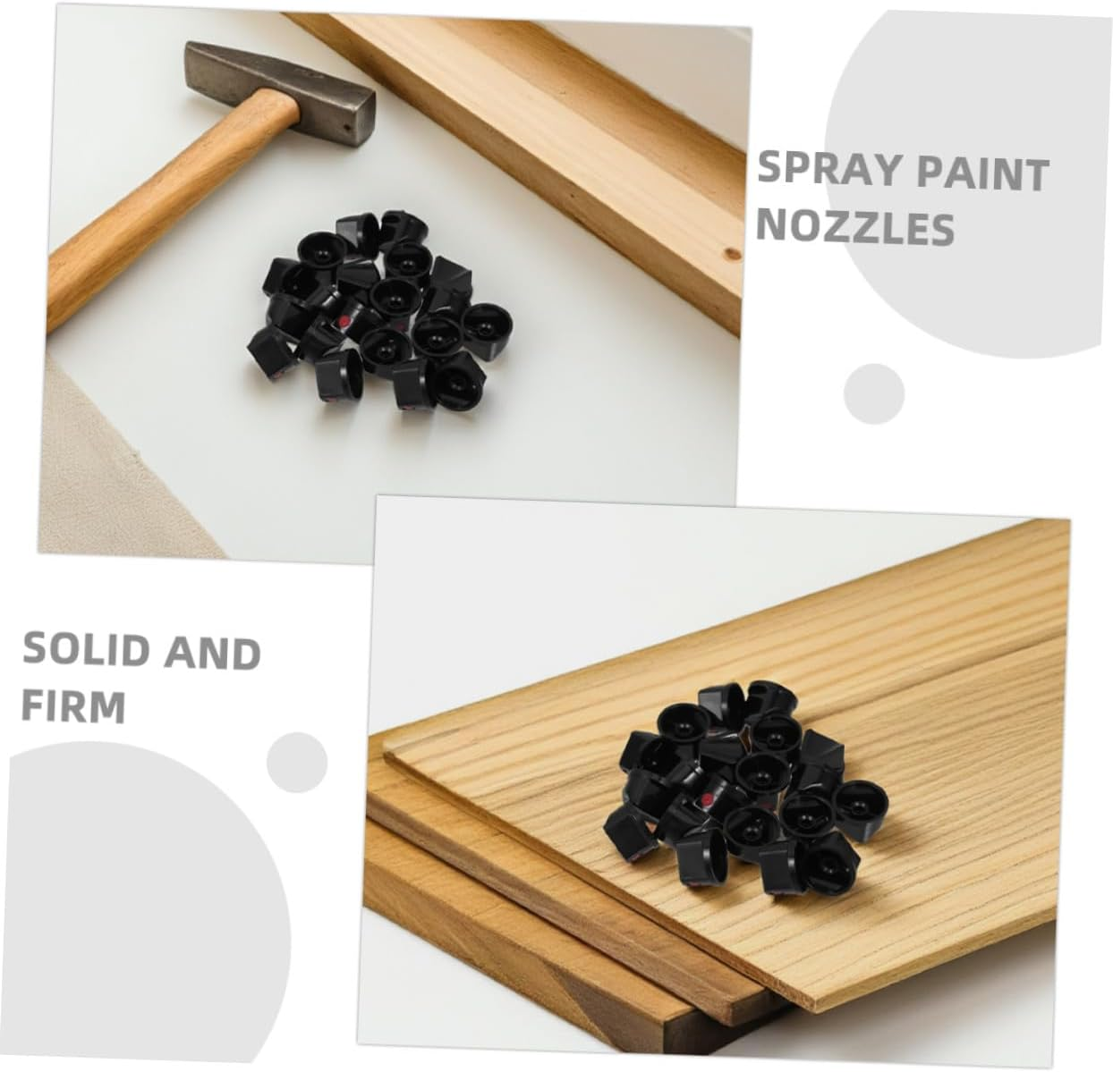 PLAFOPE 35Pcs Replacement Spray Paint Caps for Cans Plastic Sprayer Nozzle Tips with Even and Consistent Coverage Handshake Spray Paint Nozzle for Uniform Distribution and Easy Use image number 6