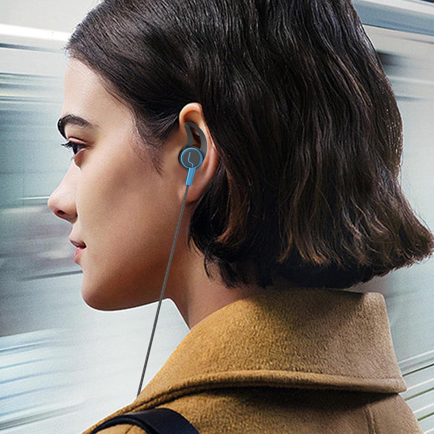 In Ear Game Headset, In-Ear Wired Game Ear Buds with Detachable Dual Microphone, Noise Reduction Mobile Game 3.5MM Jack image number 6