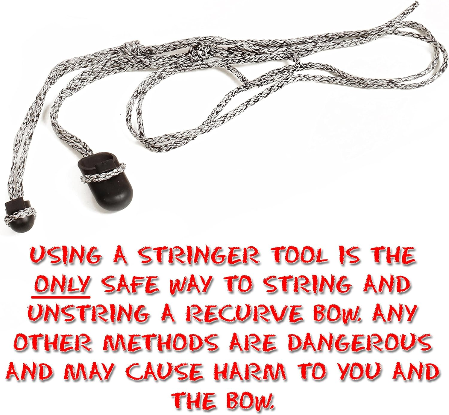 Archery Recurve Bow Stringer Tool - Limbsaver String Tool for Recurve Bow Longbow Accessories image number 3