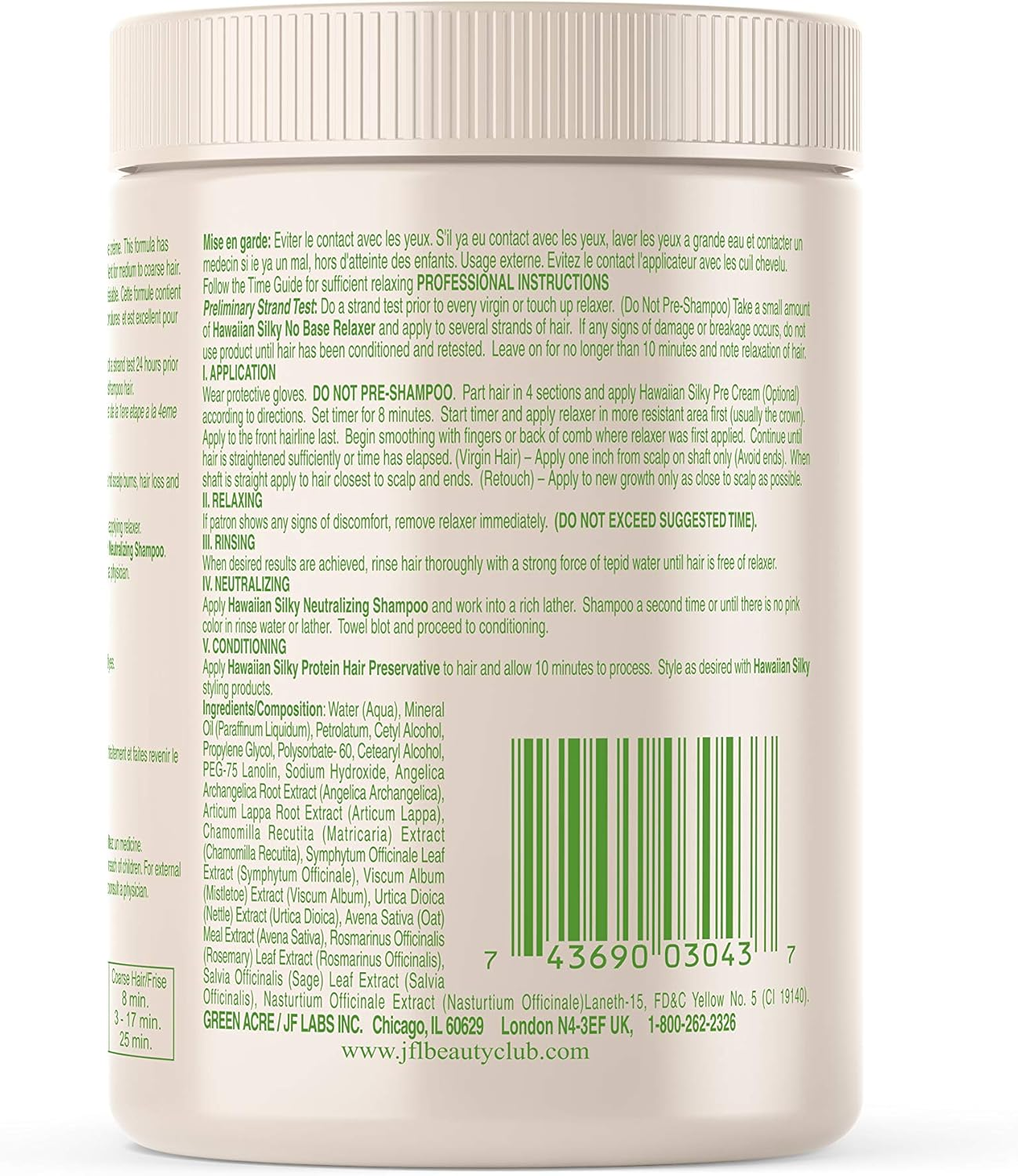 Hawaiian Silky No Lye Relaxer Regular, 590Ml Signature Collection Creme Conditioning image number 2