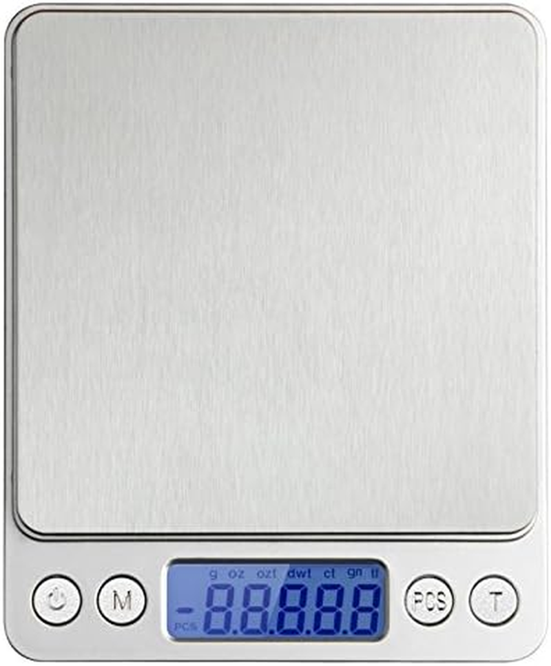 Digital LCD Electronic Scale Kitchen Food Balance Weight Postal Scales 3Kg (0.1G) / 500G (0.01G) (3Kg) image number 5