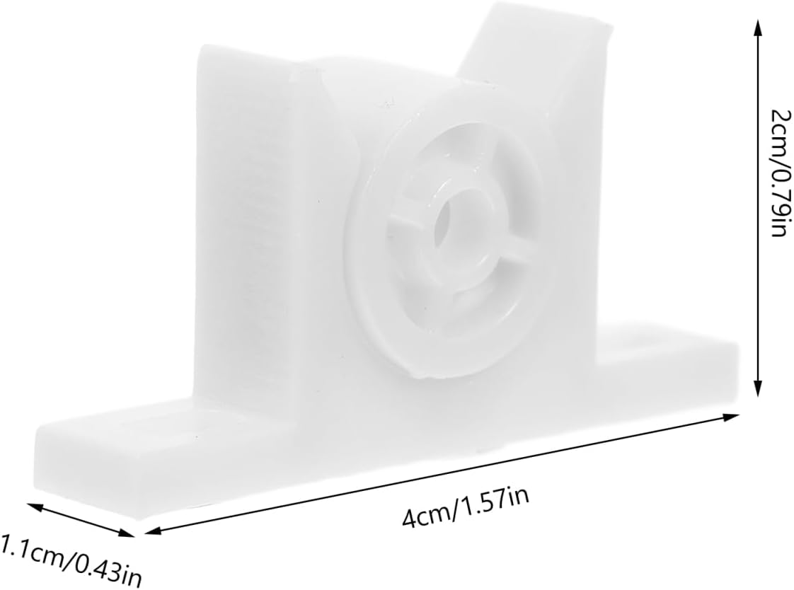 OSALADI 10 Sets Bead Lock Double Roller Catch Ball Latch Cabinet Catch Ball Catch Door Hardware Drawer Hardware Door Roller Ball Catch Cabinet Door Latches Double Abs White