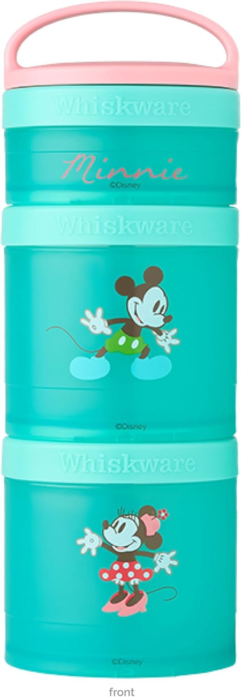 Whiskware Container Stackable Snack, 2 1/3 Cup, Rapunzel and Pascal