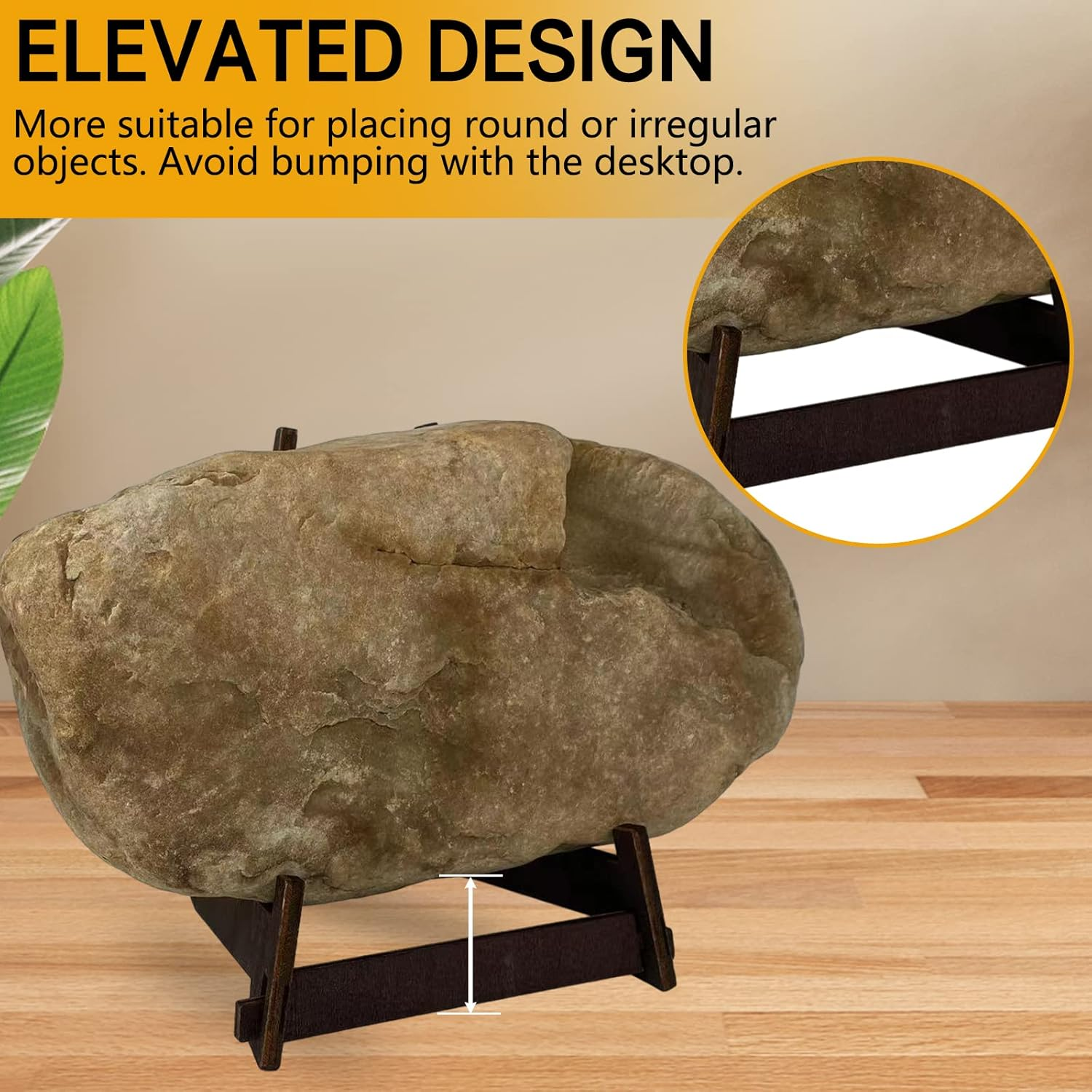 13 Inch Wooden Display Stand - Picture Frame, Easel, Book, Plate Holder (1PCS) image number 1