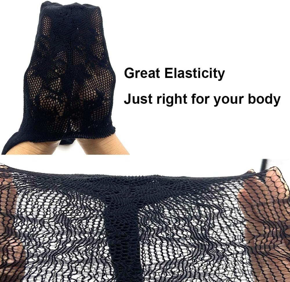 FATOS Lace Halter Garter Sexy Lingerie for Women, Babydoll Fishnet Bodysuit Chemise Nightwear Attached Stockings image number 5