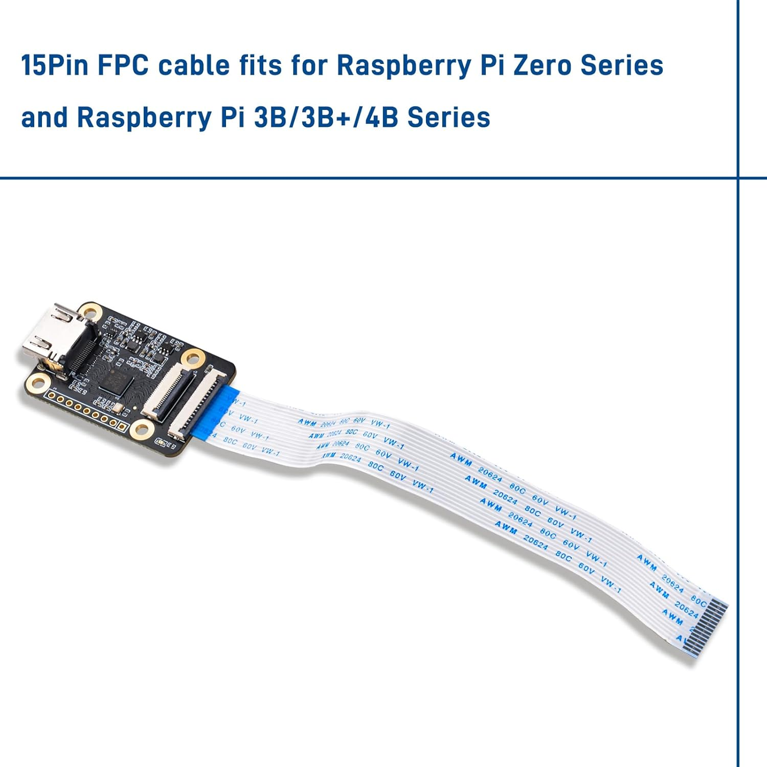 Geeekpi Hdmi-To-Csi2 Adapter Board for Raspberry Pi 4B/3B+/3B/Pi Zero/W/2W, HDMI to CSI Camera Port Adapter for the Raspberry Pi 4/3 image number 5
