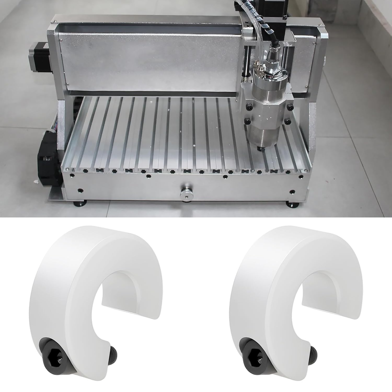 VGOL 4Pcs SBR16 Linear Rail Stop Collars Aluminum Alloy Positioning Block for Transmission Products Linear Modules image number 6