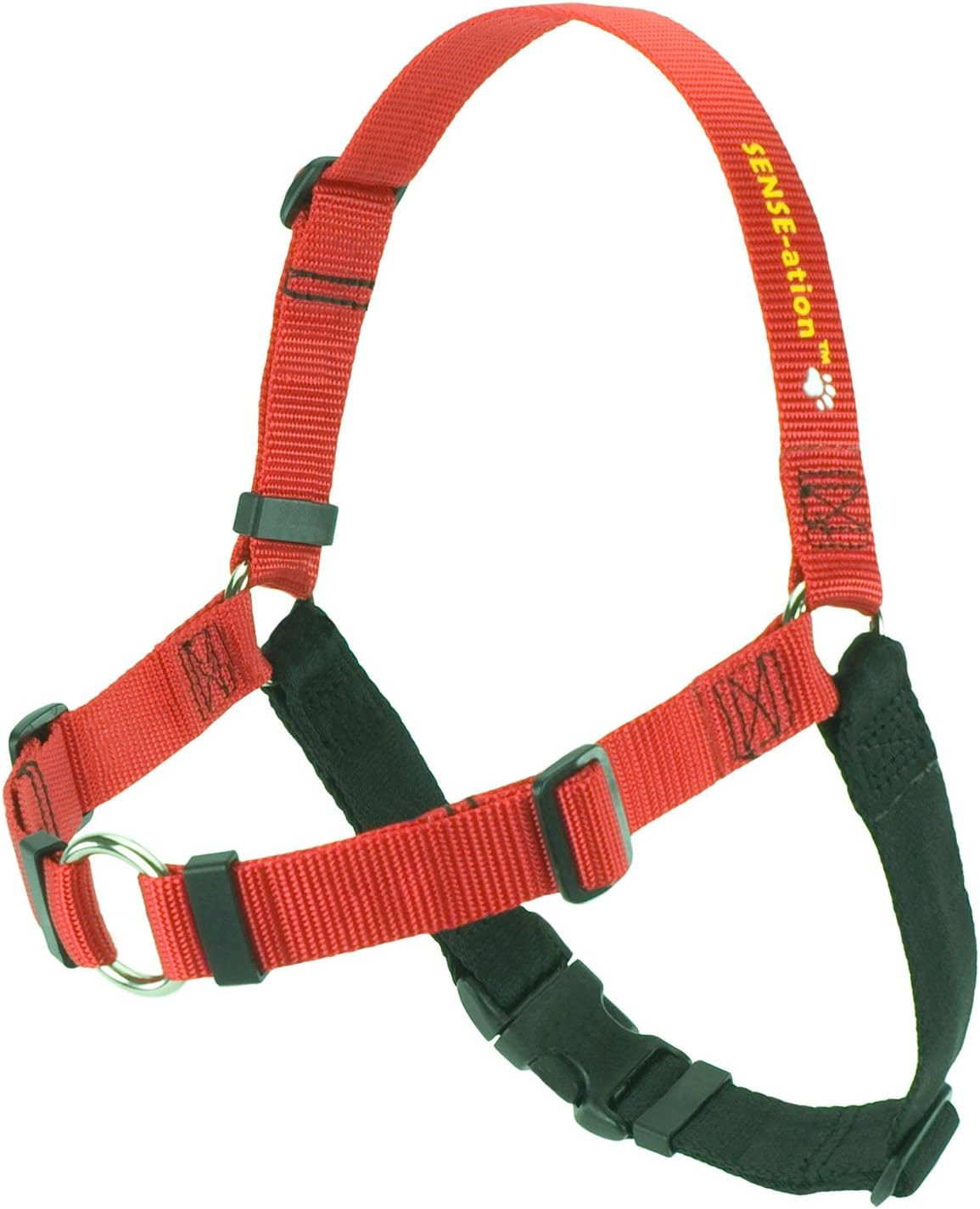 Sense-Ation No-Pull Dog Harness - Red, Large (Wide)