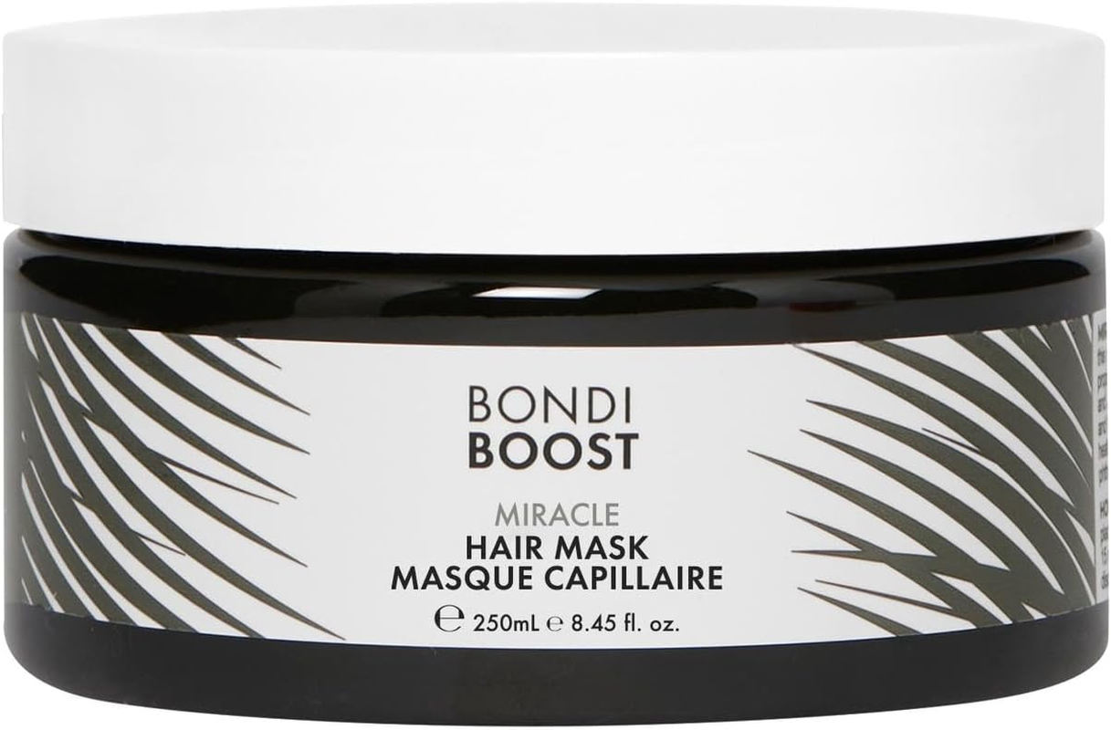 Bondiboost Miracle Mask 8.45 Fl Oz - Deep Conditioner Hair Mask for Thinning Hair Types - Promotes Thicker, Healthier, + Fuller Hair - Repair Dry Damaged Hair - Vegan + Cruelty-Free - Australian Made