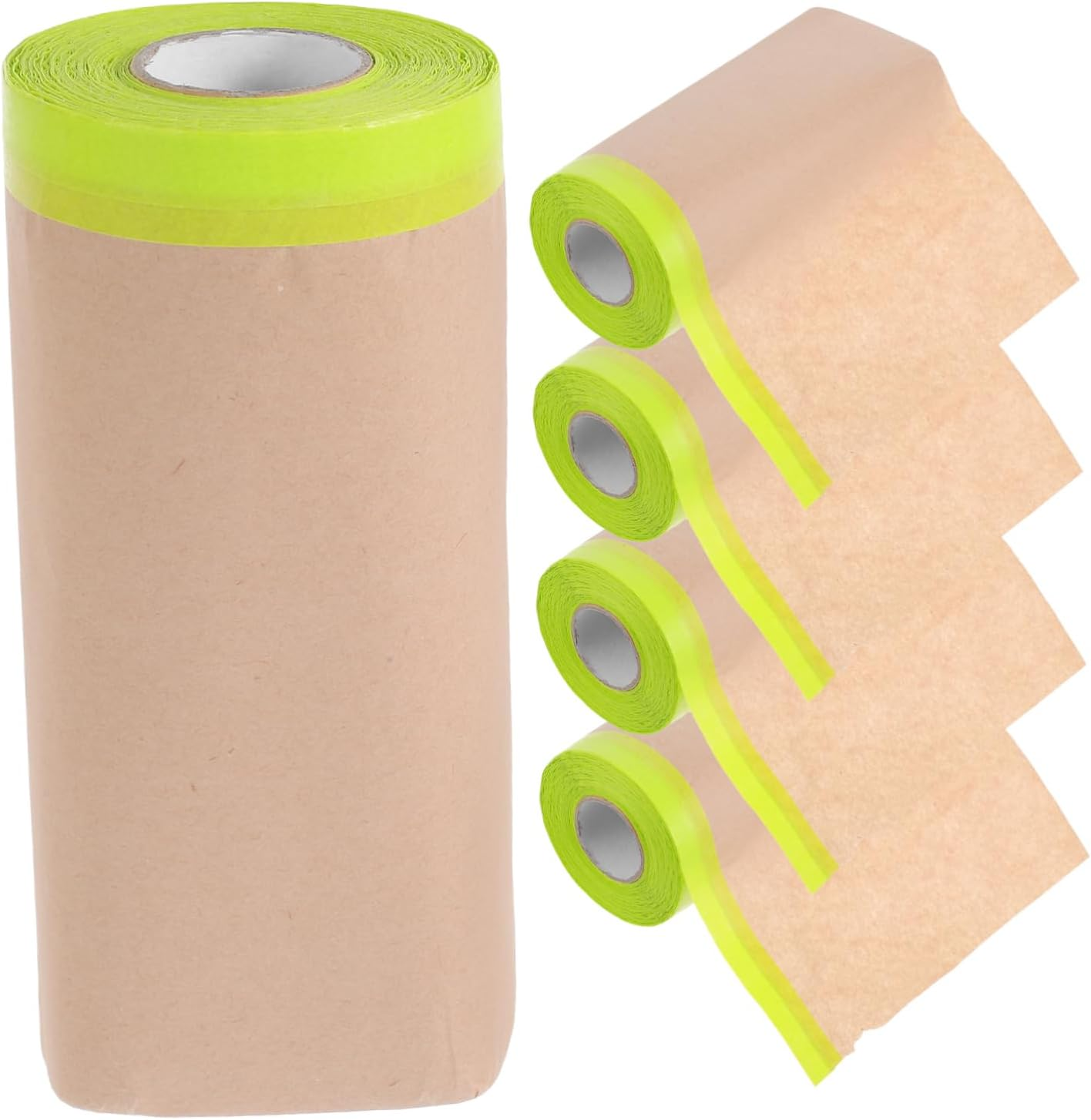 Tofficu 5Pcs Masking Paper for Artists Spray Painters Car Wrapping Adhesive Paint Paper Tape for Tracing Cutting Template Making image number 5