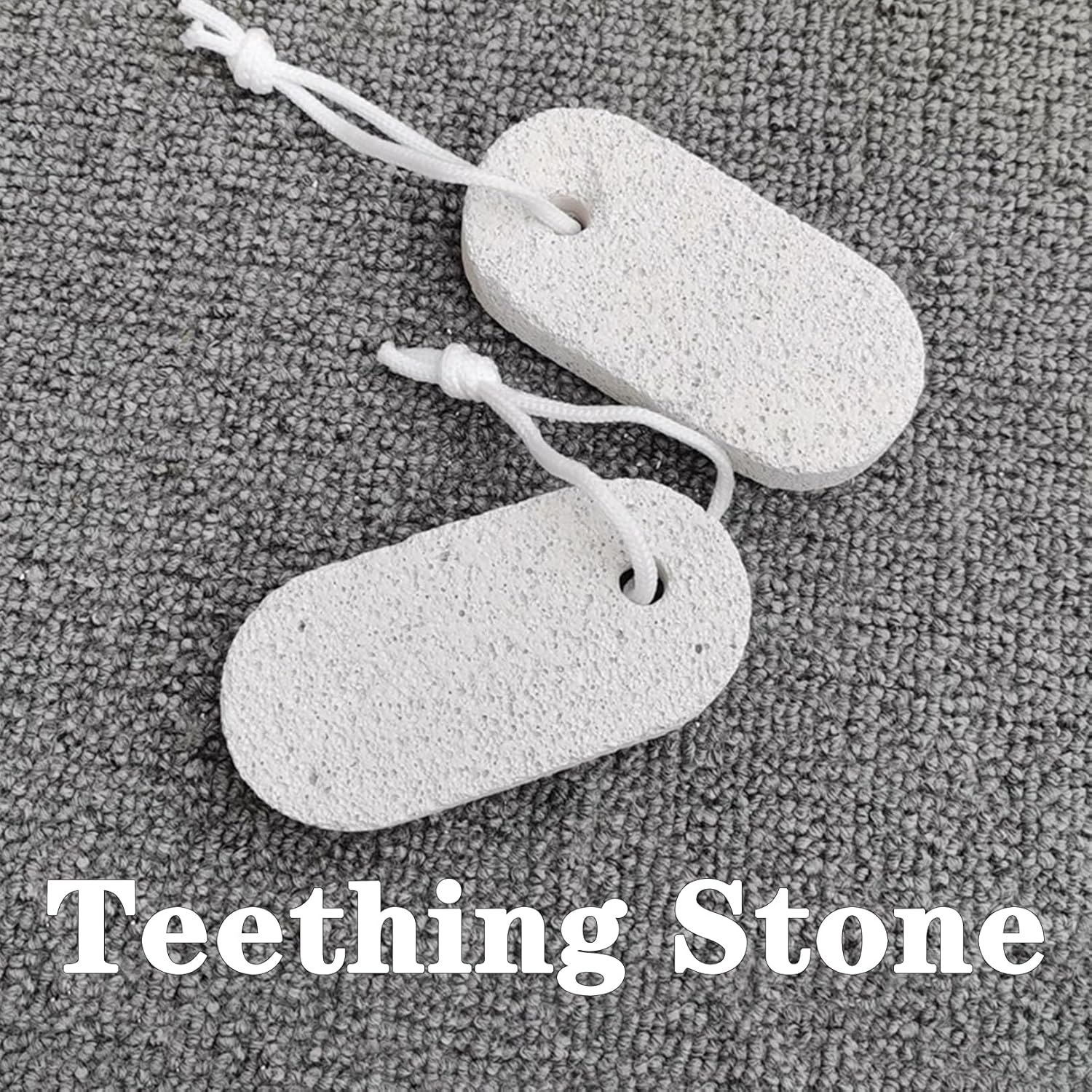 Pack of 2 Pet Teeth Grinding Stone Mineral Molar Stone for Rabbits Squirrel Hamster Chinchilla Rats Other Small Pets Calcium Chew Toy Small Animal Toy Accessories Toy