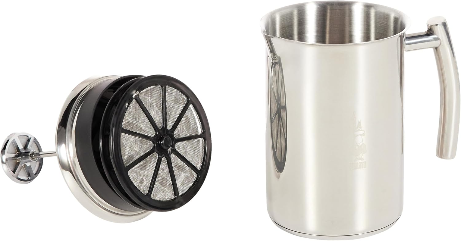 Bialettibialettihot Milk Jug, 3 CUP, Stainless Steel, CM989