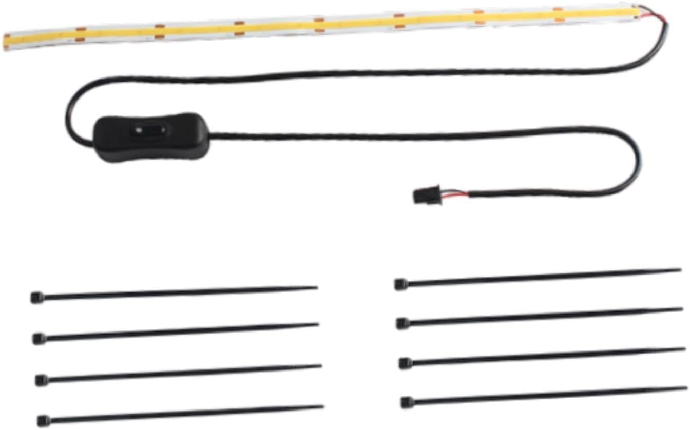 3D Printer 24V Light Led Strip with Cable Ties Replaces,Easy to Install Spare Light Led Strip Kit, 3D Printer Part Lamp Strip, 36Cm for A1 image number 6