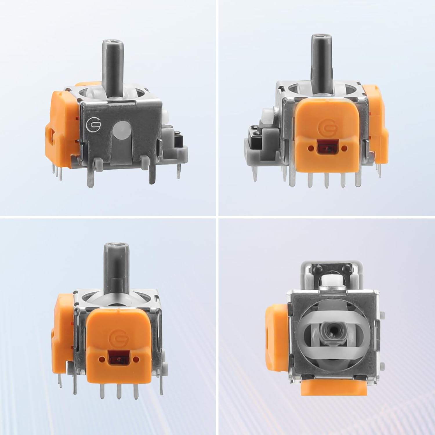 TOMSIN Joysticks Replacement for PS5 Controller,4 Pack Hall Effect 3D Analog Sensor Joysticks Module with Thumbsticks Cap for Playstation 5 Conrtoller,Thumbsticks Repair Kit for PS5 Controller image number 1