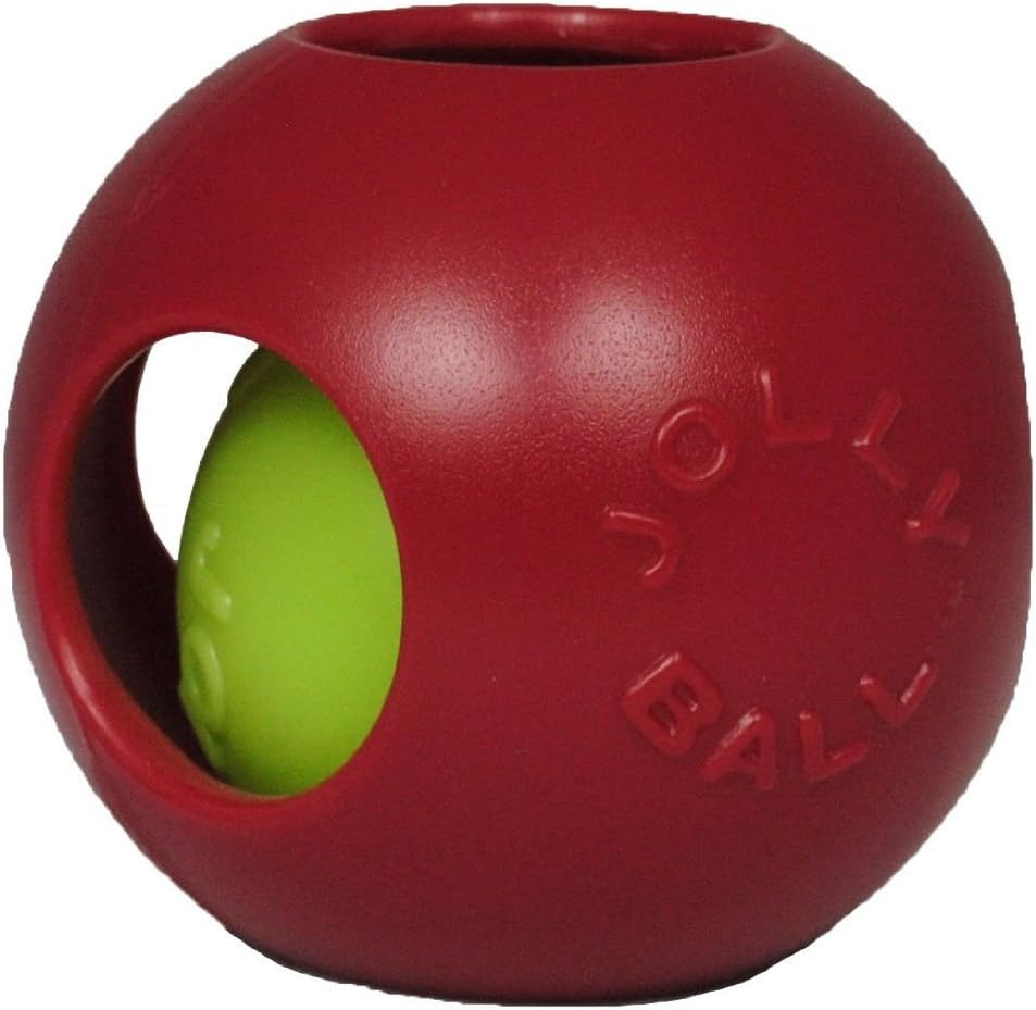 Jolly Pets 6-Inch Teaser Ball, Red
