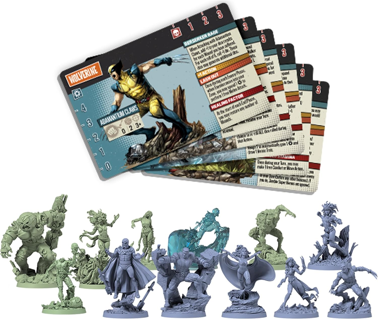 Asmodee CMON Marvel Zombies X-Men Resistance | a Zombicide Game | Board Game | Minitures image number 3