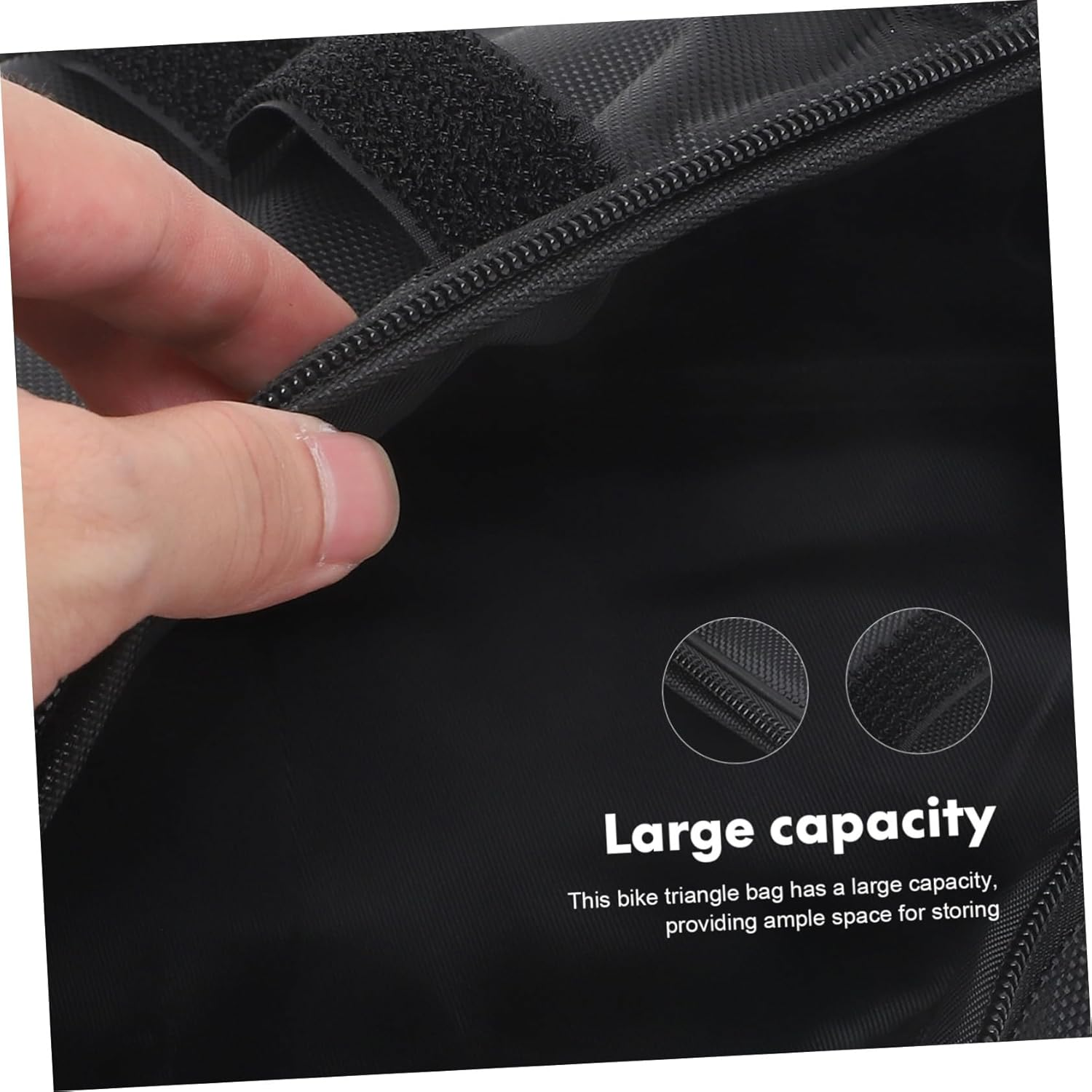 HANABASS Triangle Bag Bike Battery Cover Battery Bag Battery Cover Electric Bike Frame Bag Saddle Bag Bicycle Back Seat Repair Tool Saddle Bag Bike Electric Bicycle Seat Bag Suitcase image number 2