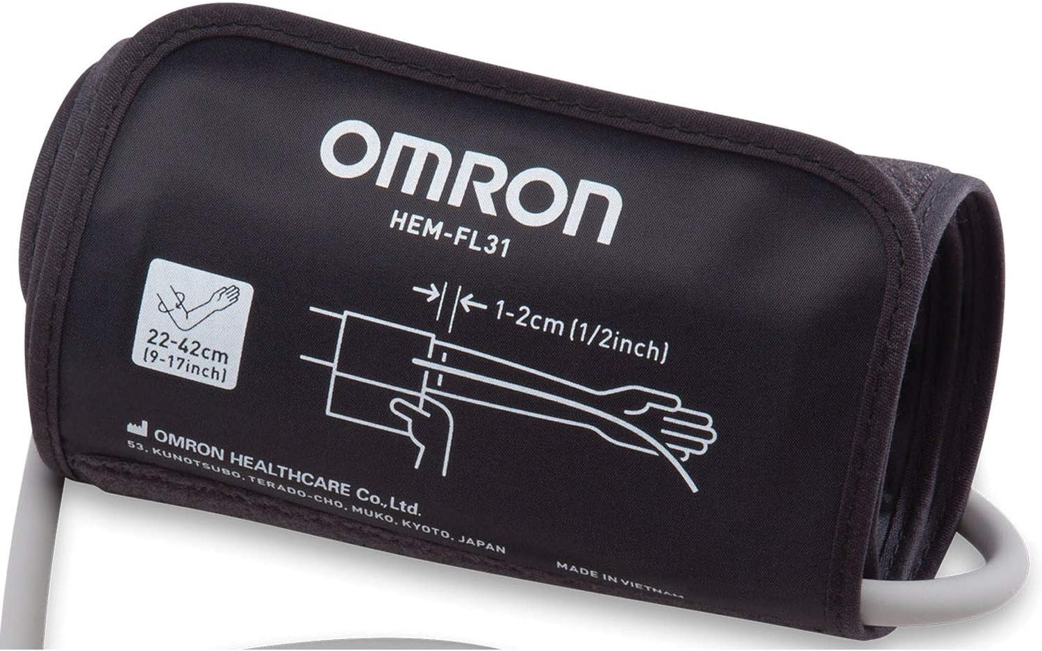 Omron Omron Hem-Fl31-B 9-Inch to 17-Inch Easy-Wrap Comfit Cuff image number 4