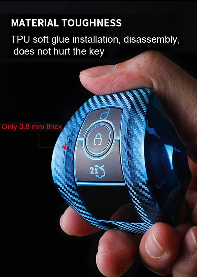 Ontto TPU Car Key Fob Cover Case Fit for Ford Focus Edge Explorer Fusion Mondeo Mustang Raptor Ecosport Ranger F150 F250 F350 Remote Key Shell Holder Bag Keychain Keyring Accessories 4 Buttons Red - 3 Buttons-Pink image number 2