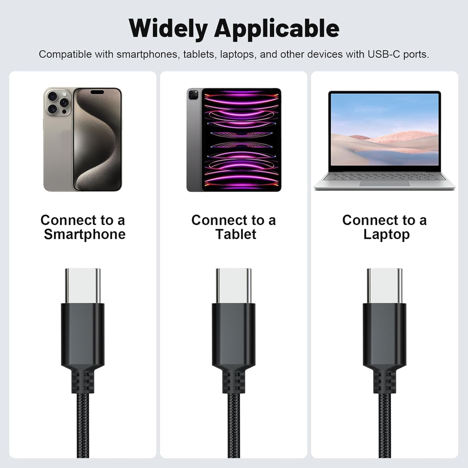 USB C to 2.5Mm Audio Cable &ndash; Compatible with Bose 700, QC25, QC35, QC35 II, QC45 Headphones &ndash; Works with Samsung Galaxy, Google Pixel, and Other USB-C Android Devices-4.6Ft image number 5