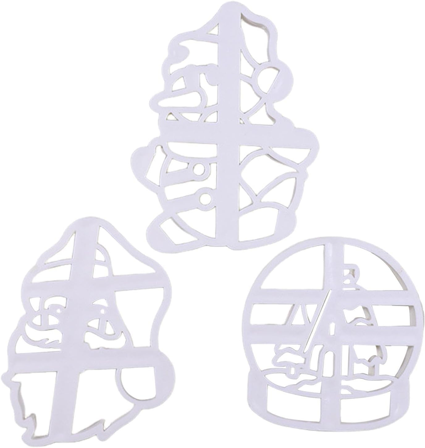 Christmas Cutter - Christmas Cutter | Baking Shaped Non-Stick Cutter, Reusable Snowball Cutter for Christmas Baking image number 1