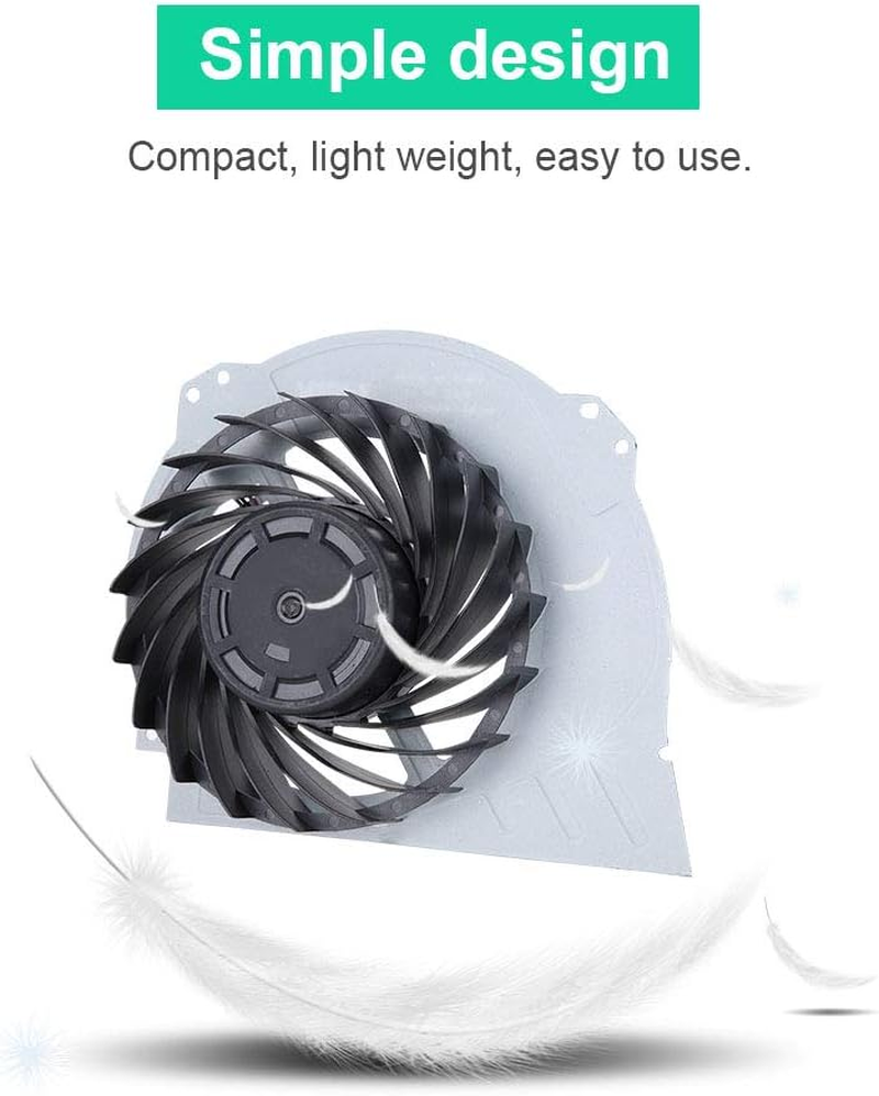 Bewinner Internal CPU Cooling Fan Cooler Portable Internal Cooling Fan for Repair Part for Pro 7000-7500 -1100 Game Console image number 6