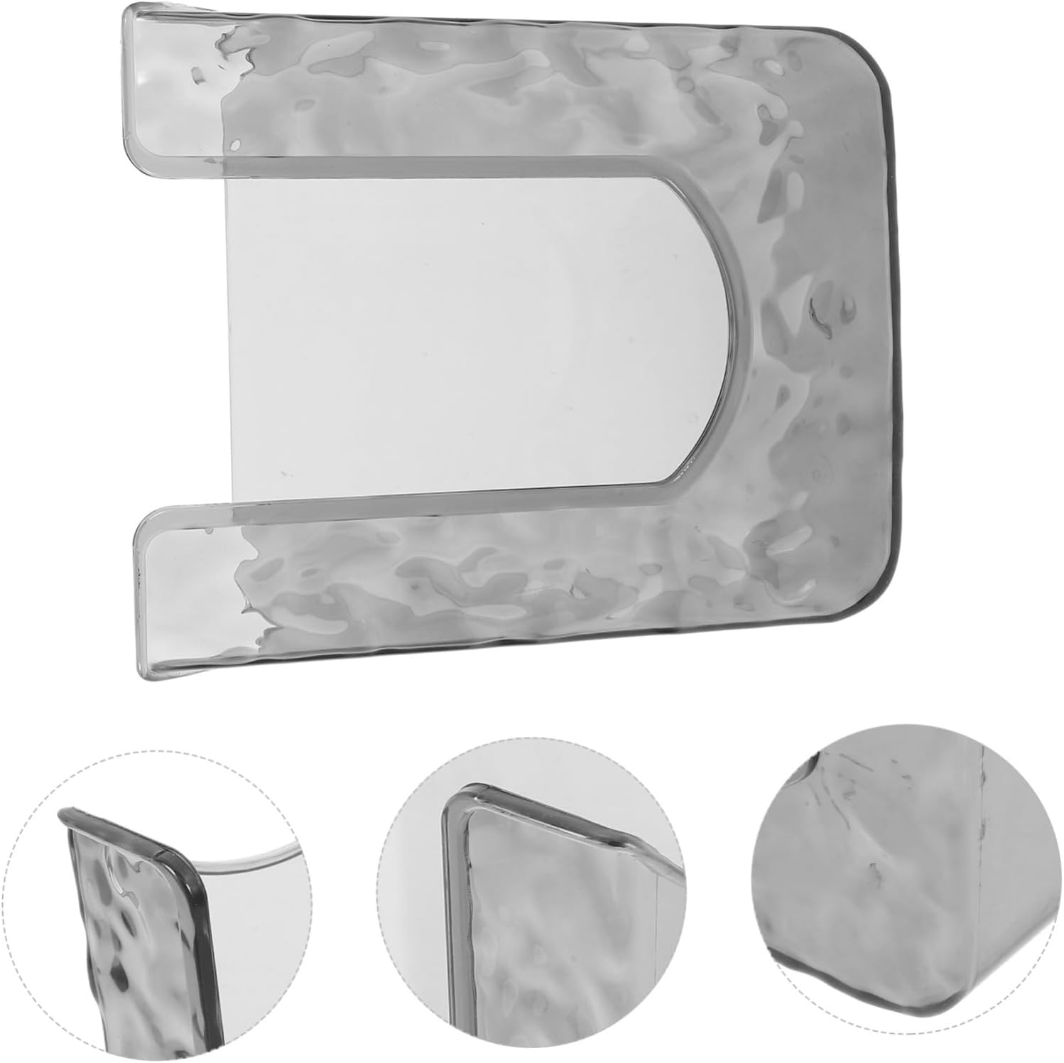 Wall-Mounted Tissue Box Tissue Holder Wipes Container for Bathroom Kitchen Bedroom image number 5