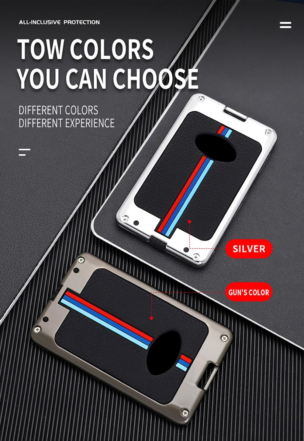 HIBEYO Key Fob Cover for Lexus ES200 ES260 ES300L NX Accessories Alloy+Tpu Material Double Protector Key Shell Cover for Lexus Card Key-B Keychain Black image number 3