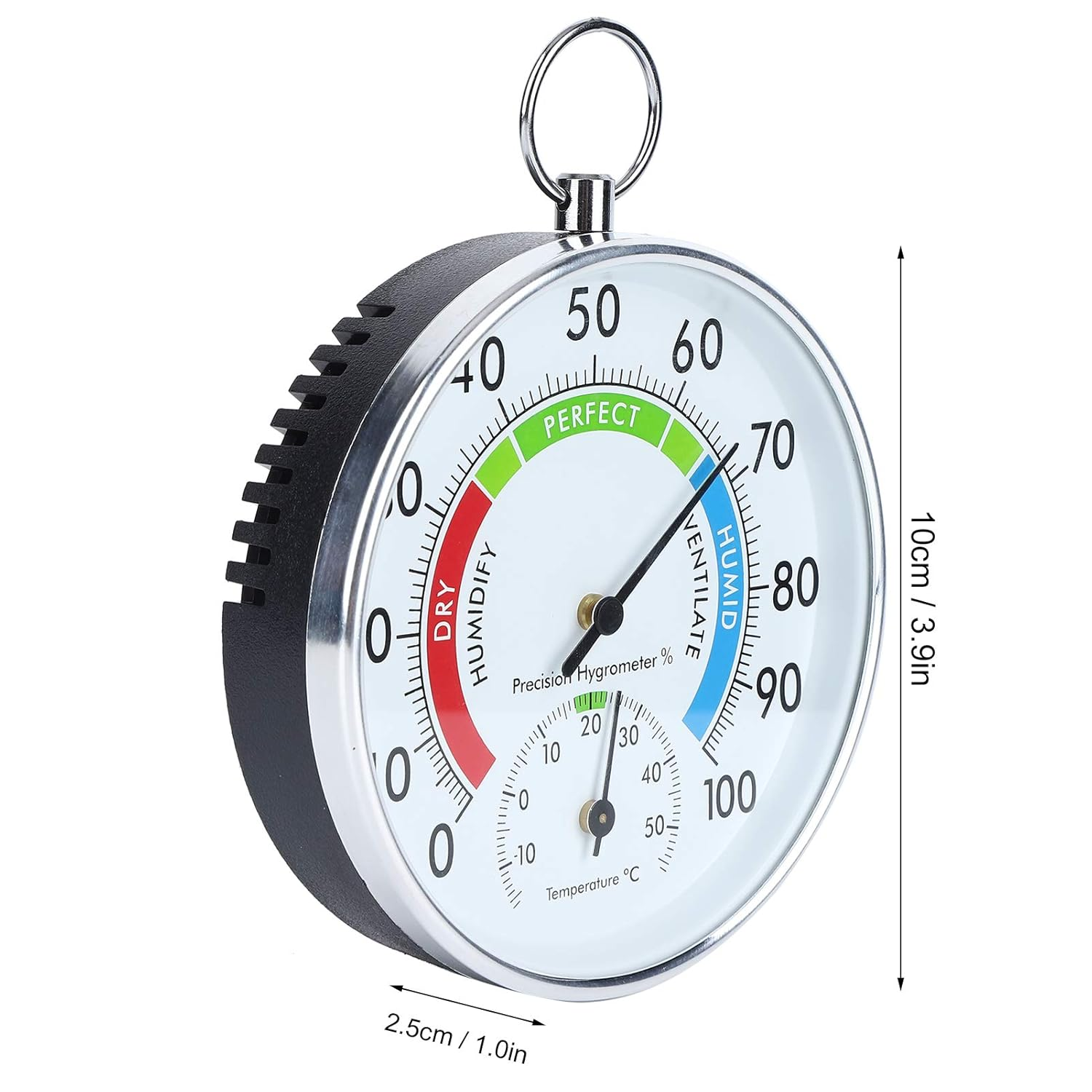 Thermometer Hygrometer Temperature Humidity Meter with Hanging Suitable for Indoor Greenhouse Planting and Warehouse Temperature Measurement Conforms image number 1