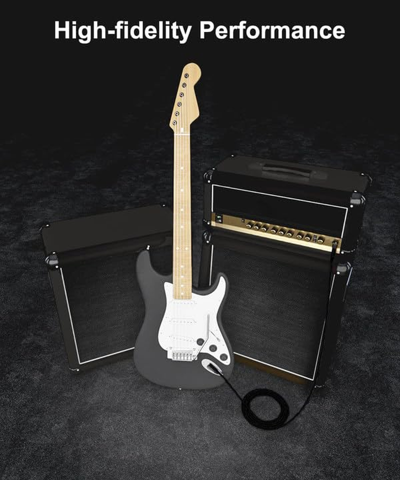 RUXELY 6.35Mm TRS Instrument Cable 1M 2-Pack,Right Angle 90 Degree 1/4 Inch Male Jack Stereo Audio Cord,6.35 Balanced Line Lead for Electric Guitar,Bass,Keyboard,Mixer,Amplifier/Amp,Speaker,Equalizer image number 7