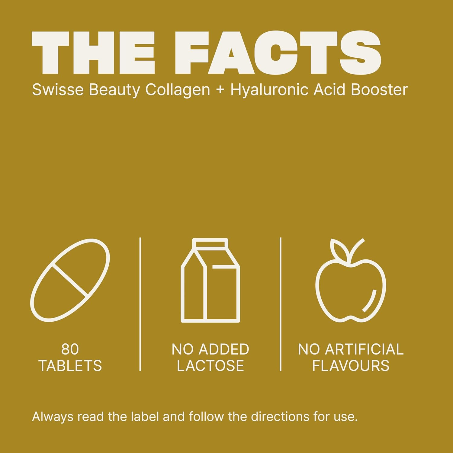 Swisse Beauty Collagen + Hyaluronic Acid Booster 80 Tablets for Skin image number 5