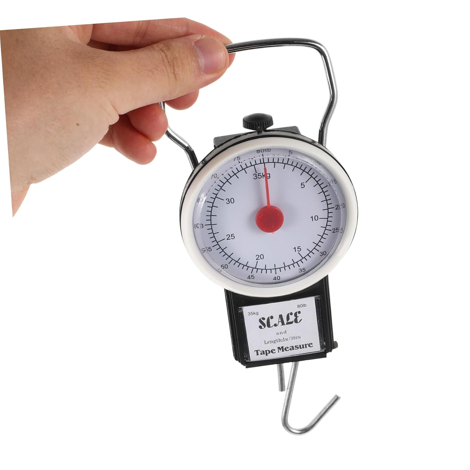 ABOOFAN Portable Hanging Luggage Scale Heavy Duty Spring Hook Design for Travel Suitcase Fishing Outdoor Use Compact Handheld Weighing Tool image number 5