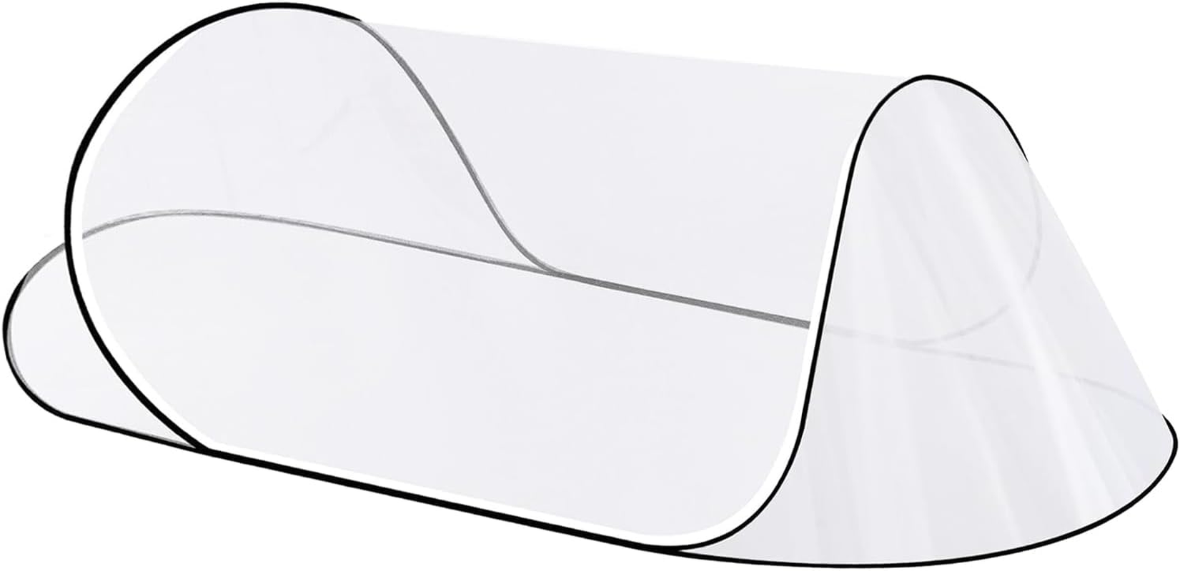 CMINGJ Large Pop up Mosquito Tent, Portable Foldable Mosquito Net for Bed Camping Travel Patio，Mosquito Net for Adults Baby (78 * 39 * 27Inch) (Black Adjustable Size)