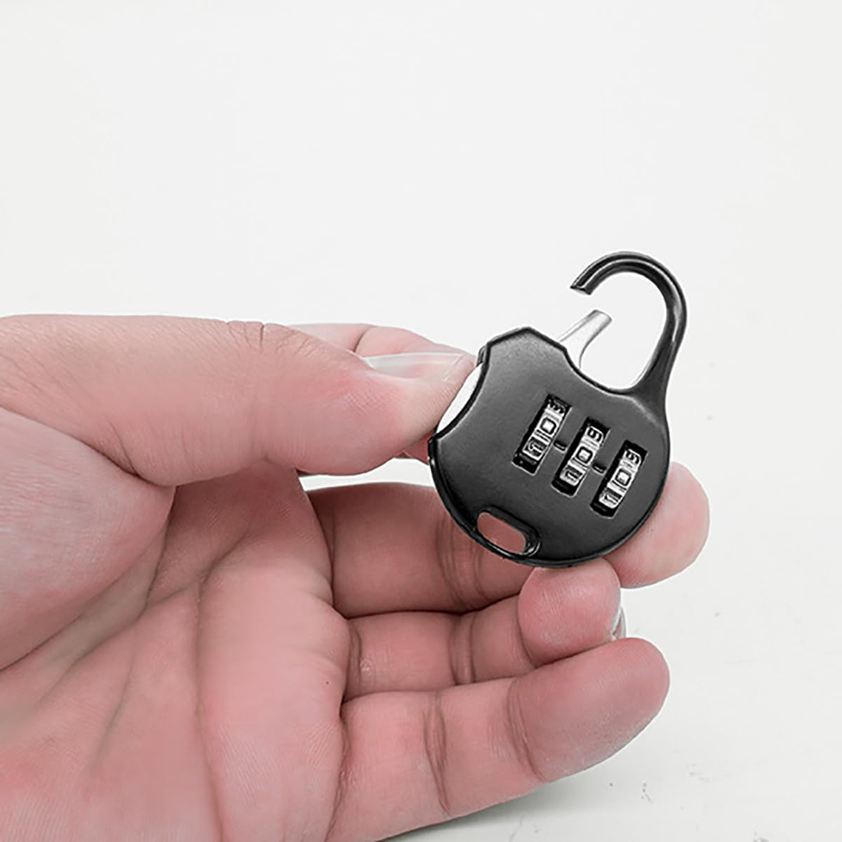 10 Pcs Mini Padlock with Password,Colorful Combination Padlocks 3 Digit Number Code Lock Security Padlock for Travel Suitcases Luggage Bag Case image number 2