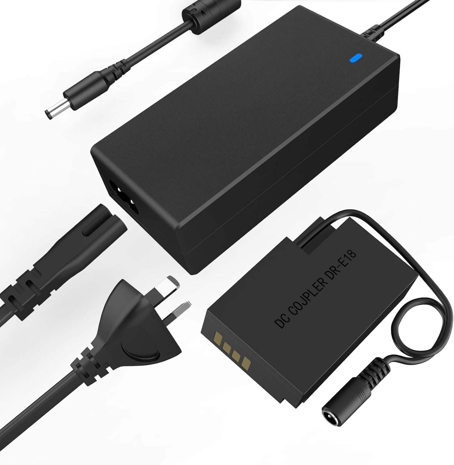 F1TP ACK-E18 AC Power Supply Adapter DR-E18 DC Coupler Kit for Canon EOS Rebel RP R10 R50 R100 T6I T6S T7I T8I SL2 SL3 77D 200D 250D 750D 760D 800D 850D Cameras. image number 2